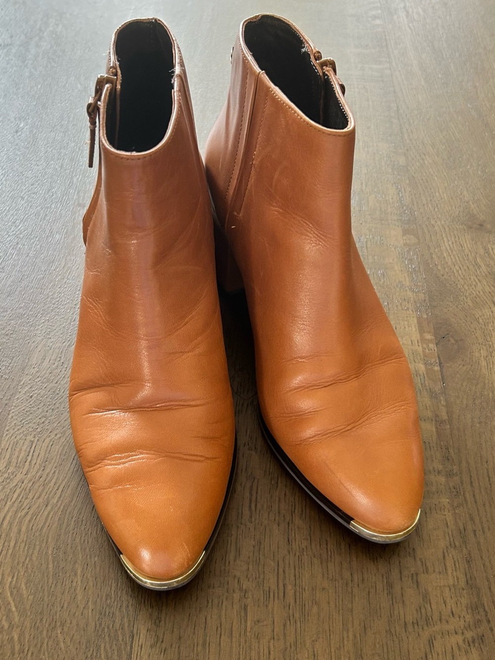 Cole Haan tan grand ambition leather booties - Picture 7 of 15